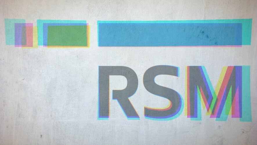 grungy RSM logo